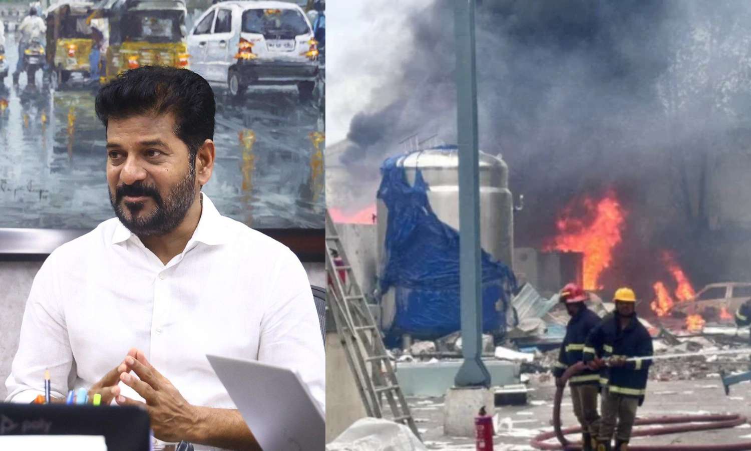 Pashamylaram Fire CM