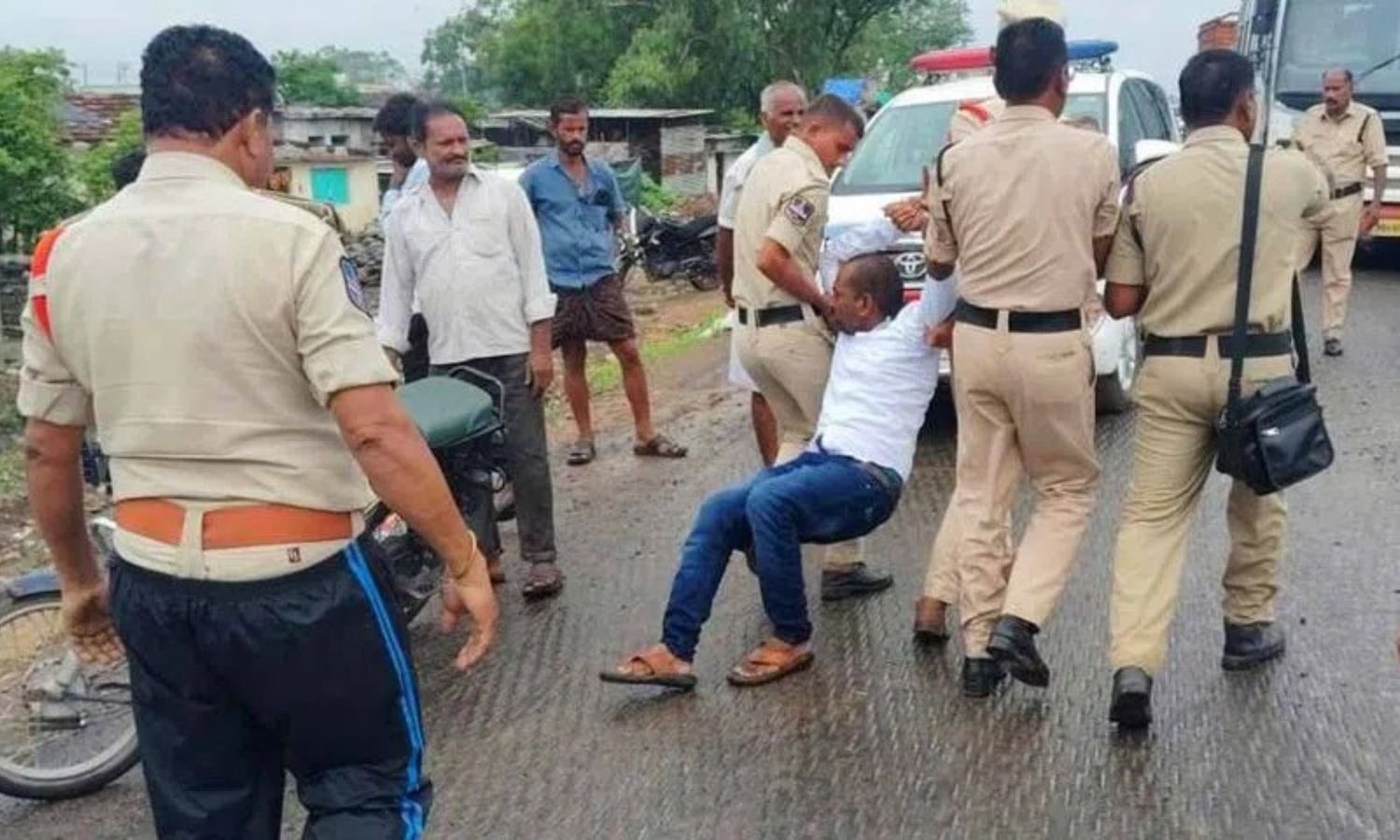 Protest Over Waterlogging