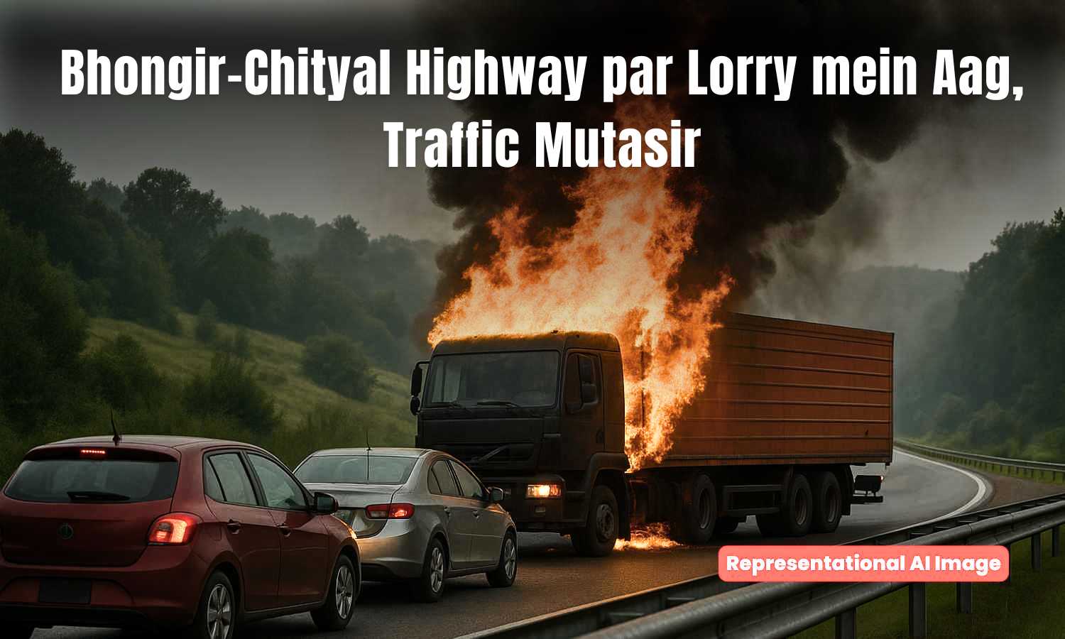 lorry fire