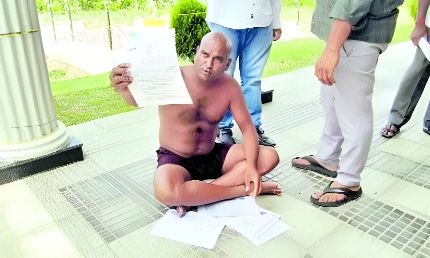 Half Naked Protest