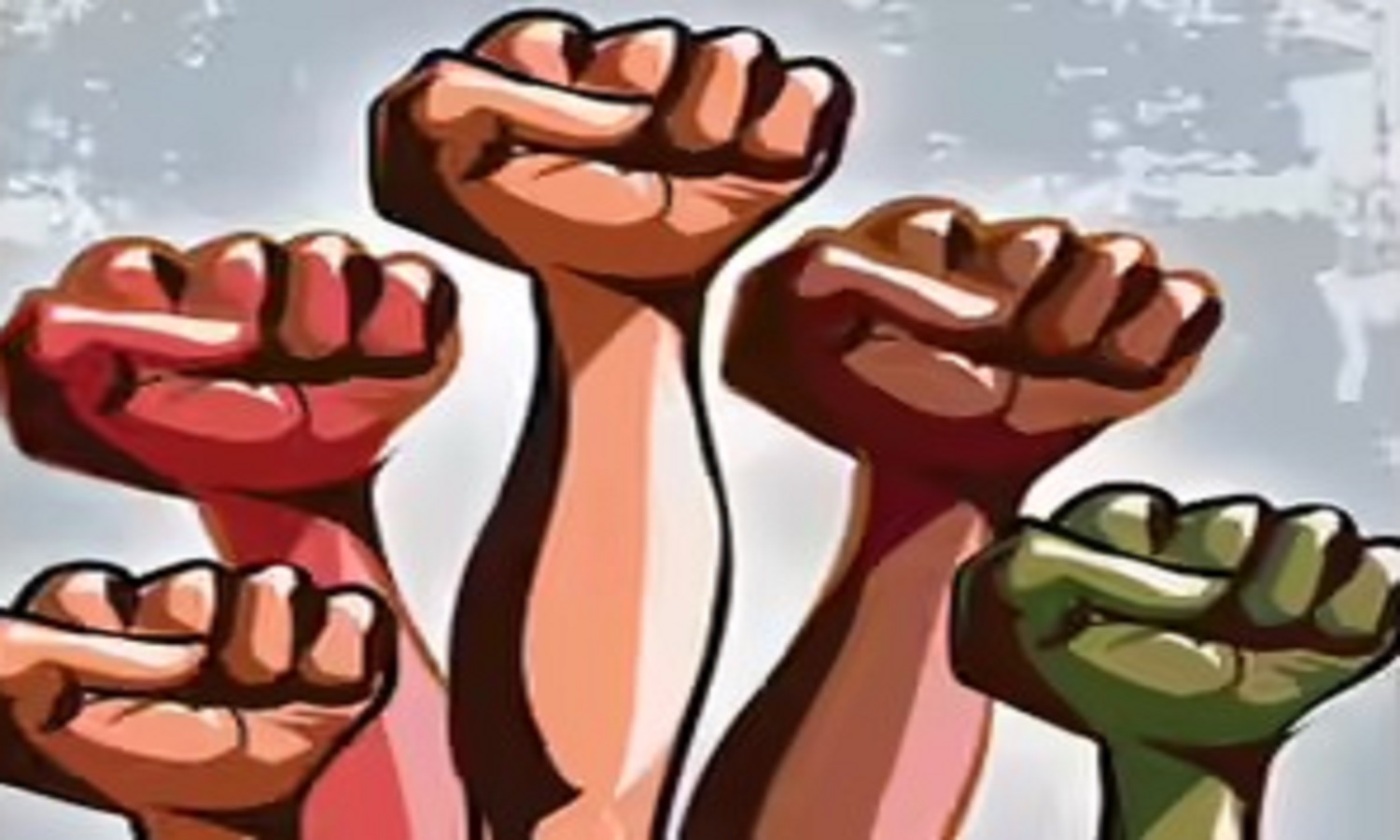 Pensioners Protest Telangana