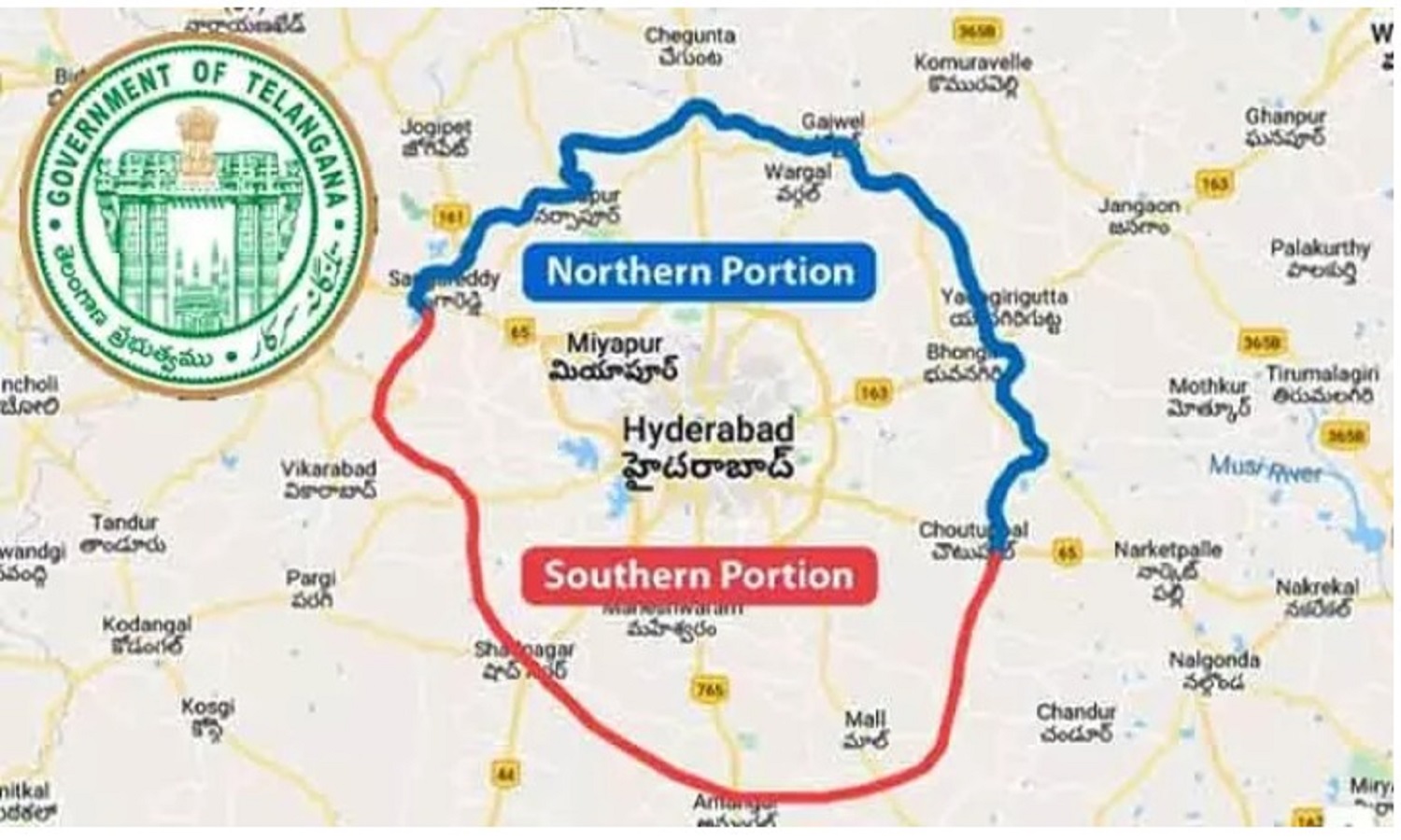 Telangana RRR road