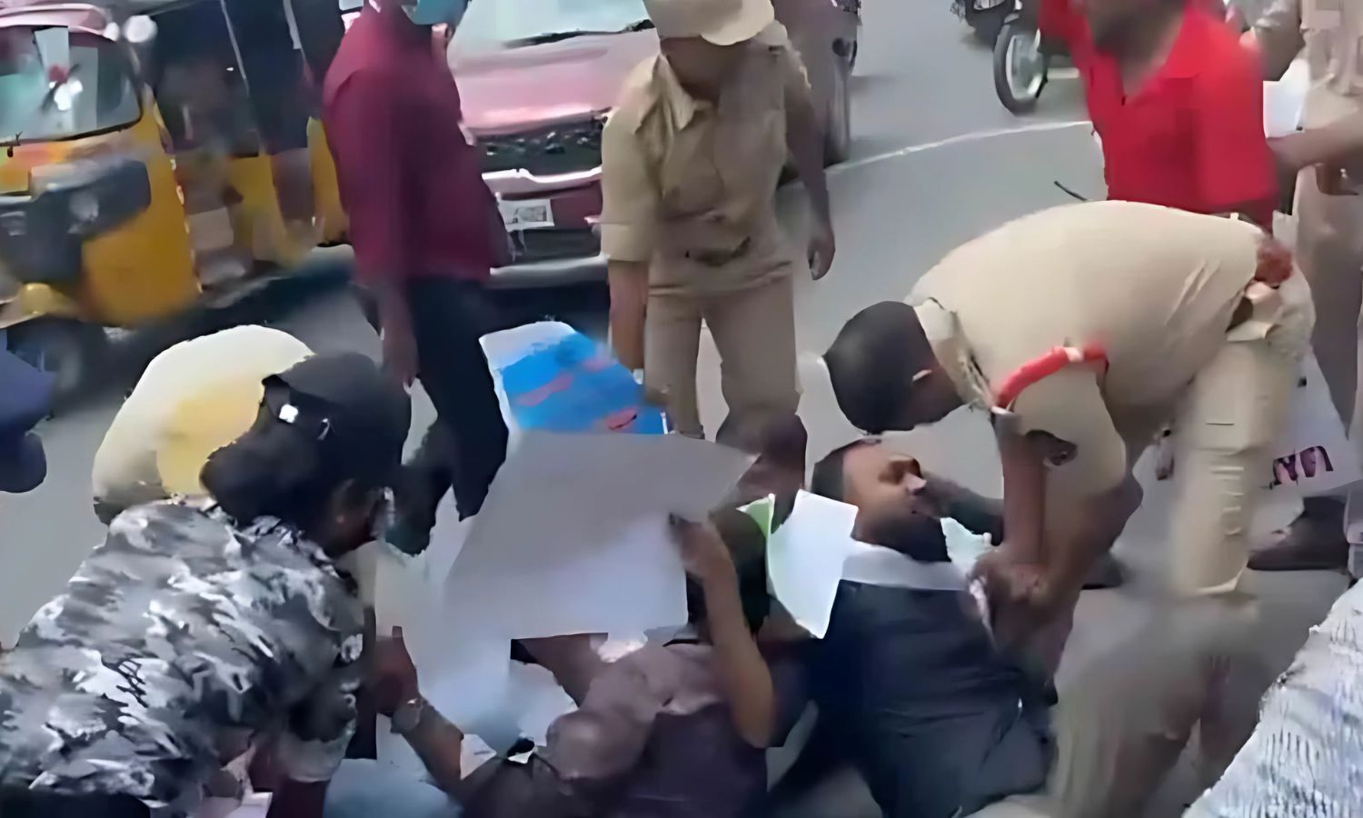 Protest Over Job